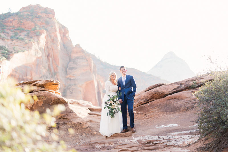 zion canyon wedding, zion overlook wedding, zion wedding, zion elopement, zion wedding photographer, zion national park wedding